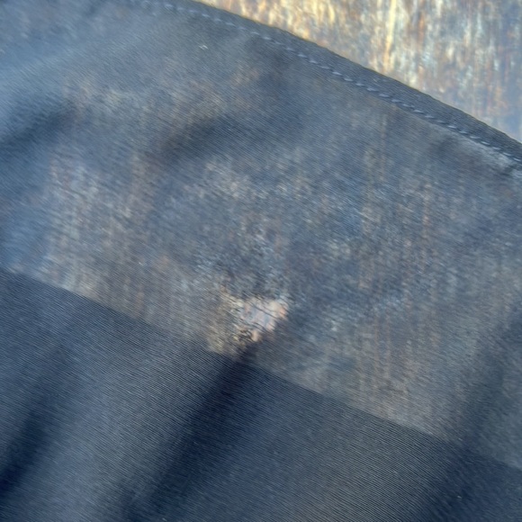 Alfani NWOT embroidered floral thick knit long shirt, chiffon princess sleeves M - Picture 10 of 11